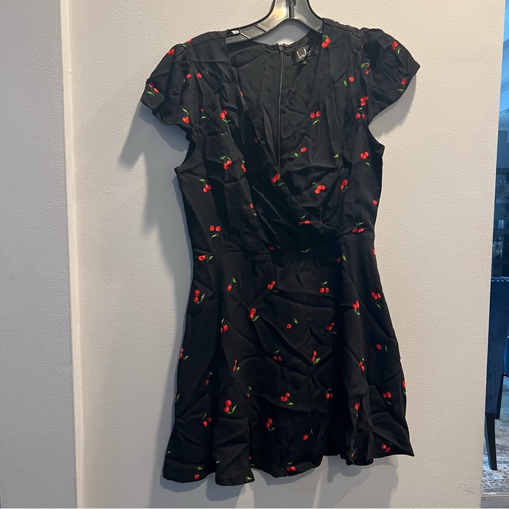 lulus cherry dress